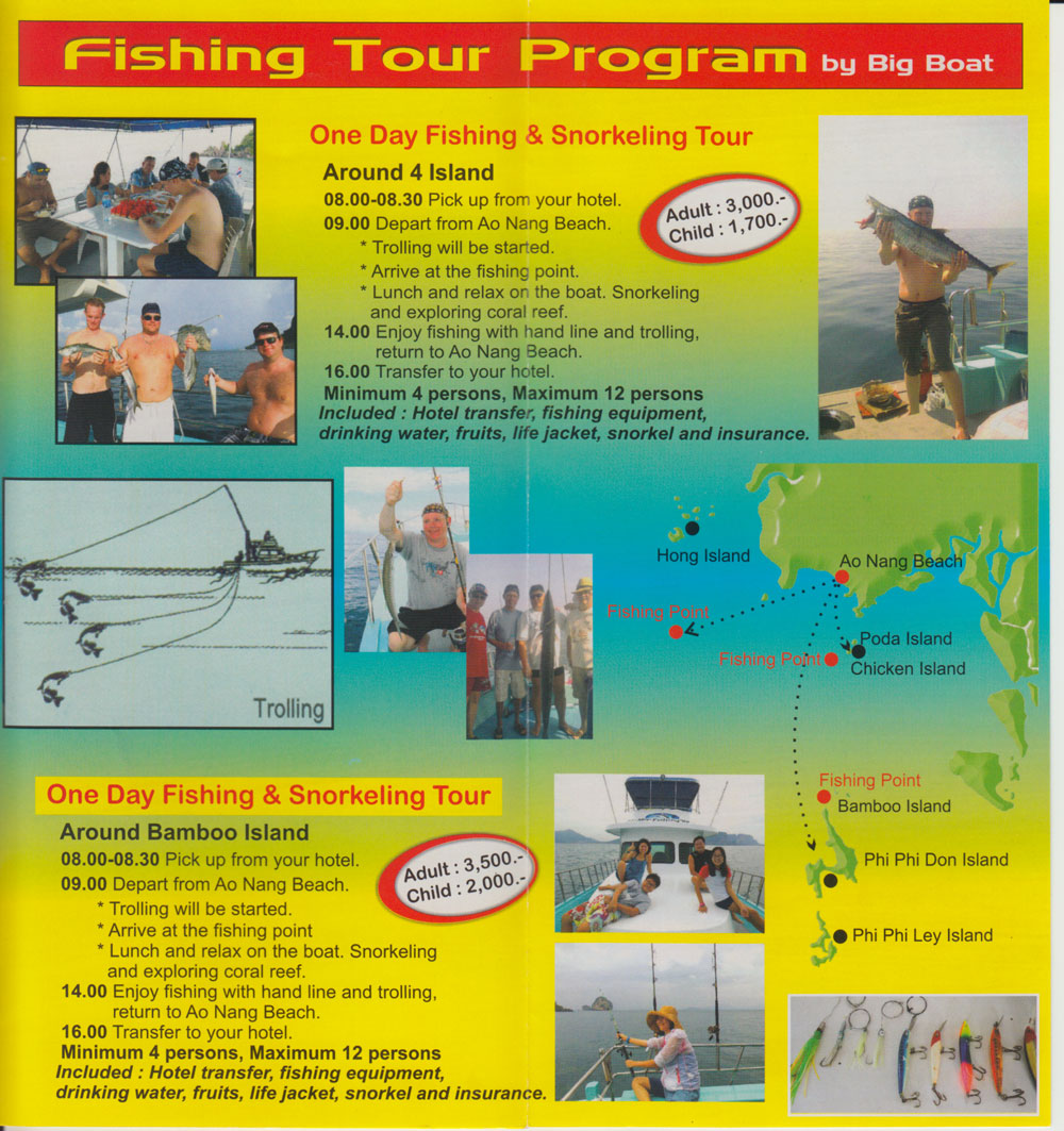 Krabi Villa fishing tour