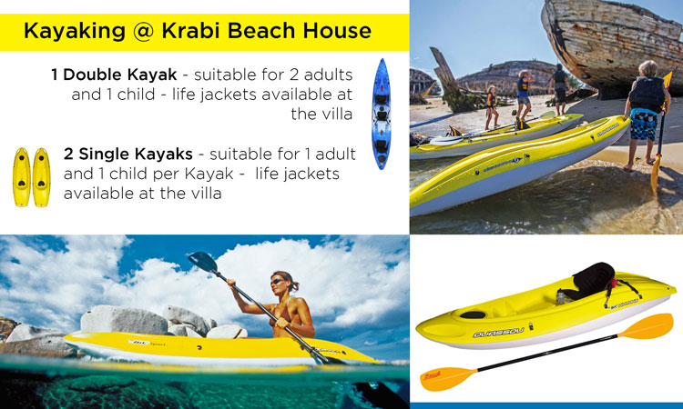 Kayaking @ Krabi Beach House